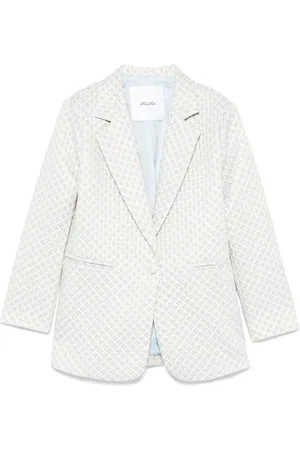 MISS GRANT Blazer con motivo en jacquard
