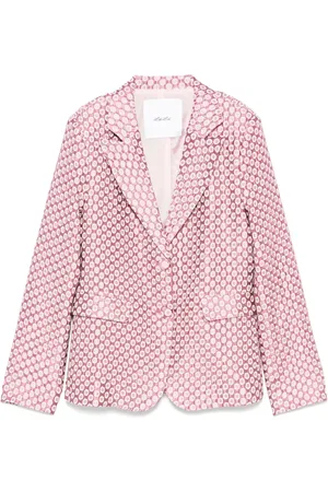MISS GRANT Blazer con motivo en jacquard