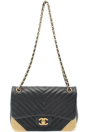 CHANEL Bolso de hombro V-Stitch acolchado 2018
