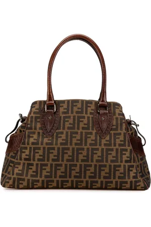 Fendi Bolso de mano Etniko de lona motivo del monograma Zucca característico 2000-2010