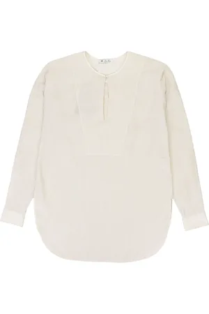 Loro Piana Blusa de algodón a rayas