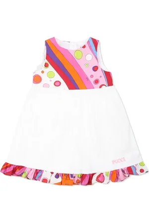 PUCCI Junior Vestido con estampado Fontane