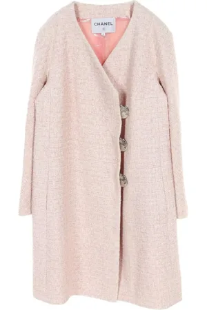 CHANEL Abrigo de tweed 1986-1988