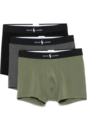 Ralph Lauren Set de tres bóxeres con logo