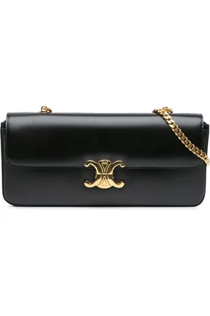Céline Bolso de hombro Triomphe Cuir Chain en piel de becerro 2022