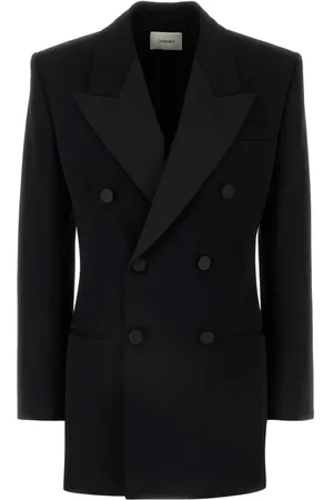 Saint Laurent Vestido tipo blazer de lana