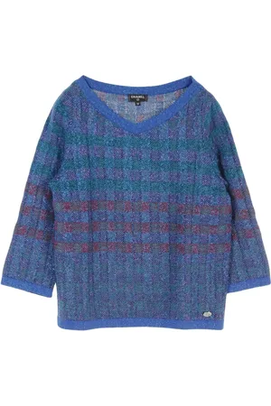 CHANEL Camiseta a cuadros 1986-1988