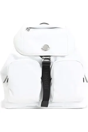 Moncler Mochila con placa del logo