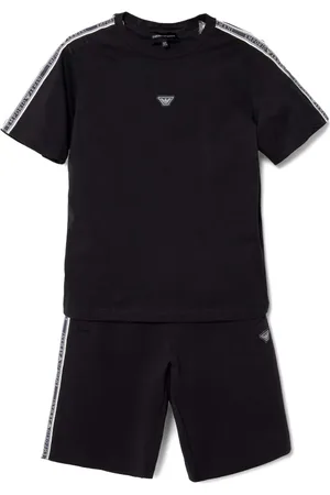 Emporio Armani Chándal con logo con apliques