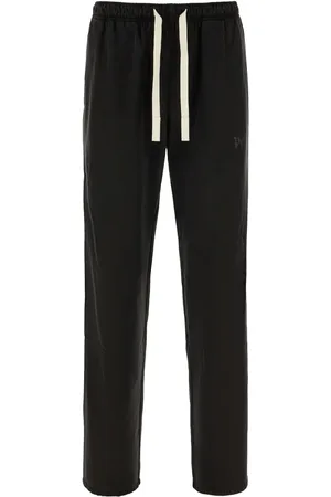 Palm Angels Pantalones rectos con monograma bordado