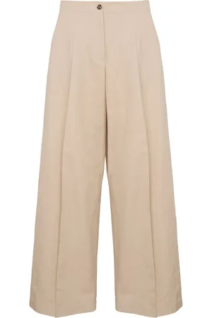 YVES SALOMON Pantalones con pinzas