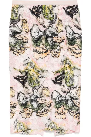 JNBY Falda con estampado gráfico