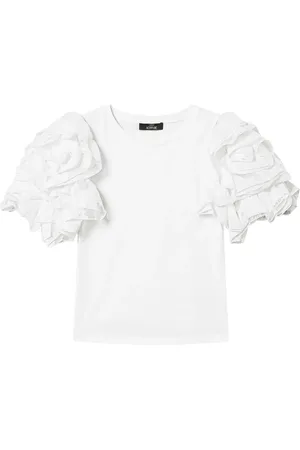 Twin-Set Camiseta de manga de organza