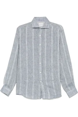 Brunello Cucinelli Camisa con textura flameada