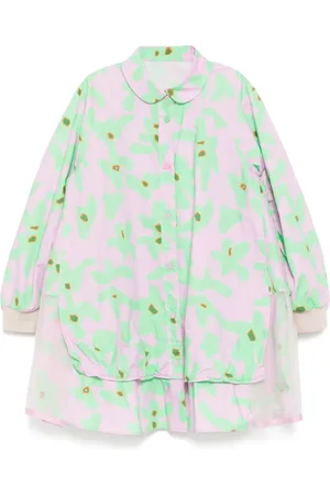 JNBY by JNBY Vestido oversize con motivo de plantas