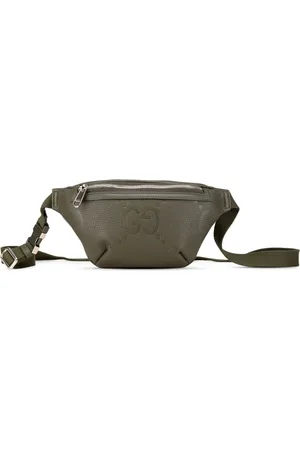 Gucci Riñonera Jumbo GG pequeña de piel 2016-2024