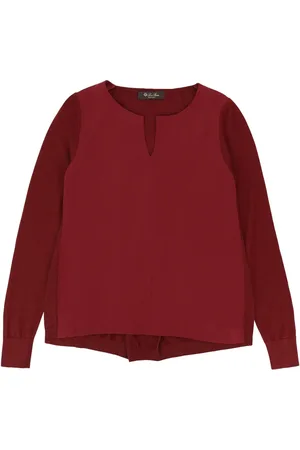 Loro Piana Blusa con cuello en V