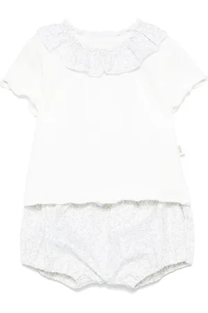 TEDDY & MINOU Set de camiseta y pantalones cortos con motivo floral