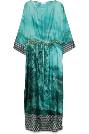PIERRE-LOUIS MASCIA Vestido midi Aloe