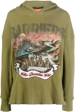 Who Decides War Sudadera con capucha y estampado gráfico
