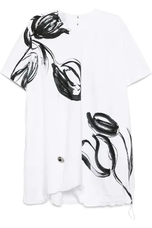 JNBY Vestido con estampado gráfico