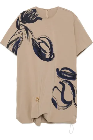 JNBY Vestido con estampado gráfico