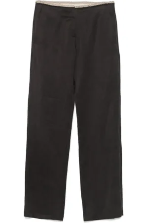 ALYSI Pantalones con detalle deshilachado