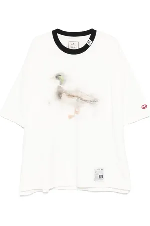Maison Mihara Yasuhiro Camiseta con pato estampado
