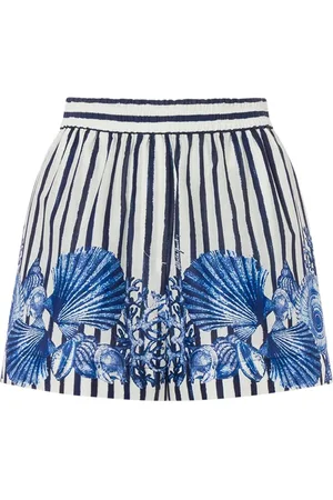 Alberta Ferretti Pantalones cortos a rayas