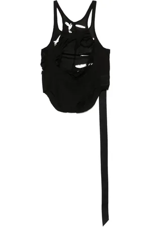 Rick Owens Top corto sin mangas