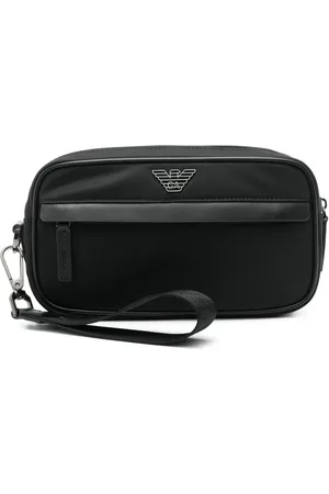 Emporio Armani Bolso de mano con placa del logo