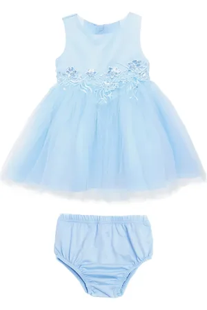 IAME Vestido con apliques florales