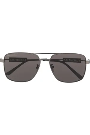 Balenciaga Gafas de sol con montura cuadrada y logo