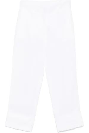 BLANCA Pantalones de lino rectos