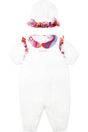 PUCCI Junior Set de pelele con logo bordado