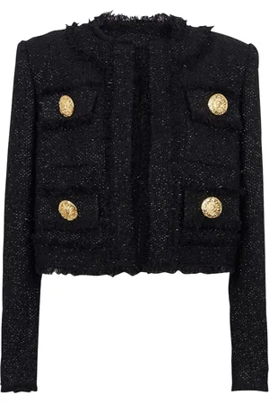 Balmain Chaqueta corta de tweed