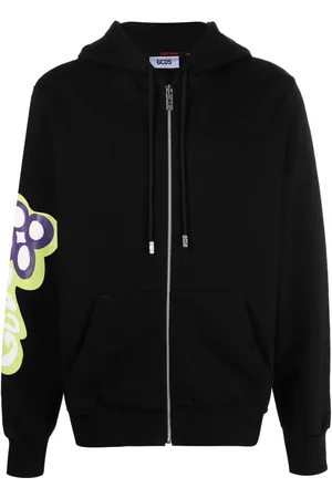 GCDS Sudadera con capucha y cremallera