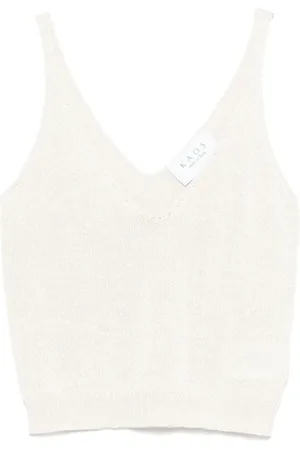 Kaos Top con costura metalizada