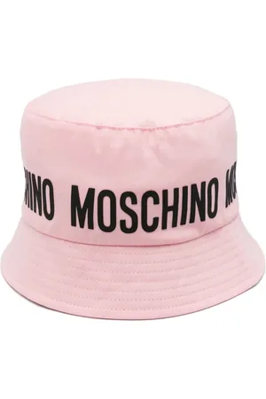 Moschino Sombrero de pescador con logo de goma