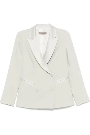 D.EXTERIOR Blazer con doble botonadura