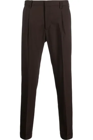 BRIGLIA Pantalones chinos capri con pinzas