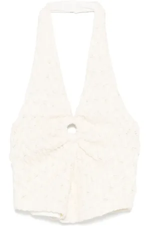 MISS GRANT Top con cuello halter