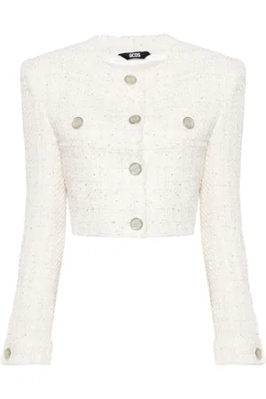 GCDS Chaqueta corta de tweed