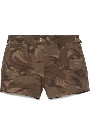 Tom Ford Bañador con estampado militar
