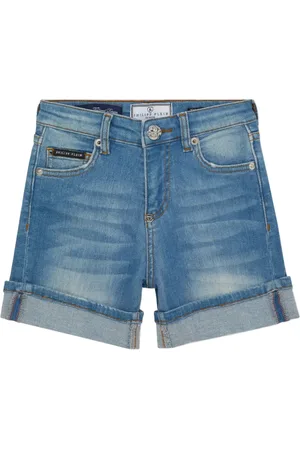 Philipp Plein Bermudas con parche del logo