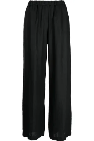 Aspesi Pantalones palazzo con cinturilla elástica