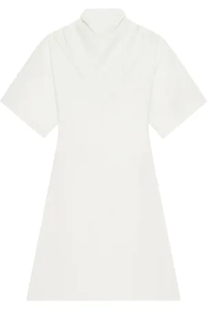 Courrèges Vestido con detalle de fular