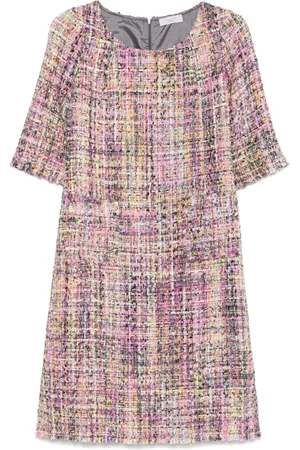 CHARLOTT Vestido midi de tweed