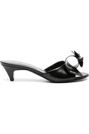 Prada Mules con tacón de 50mm