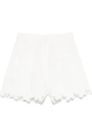 Maje Pantalones cortos con encaje de guipur